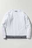 画像9: {SOLD}1piu1uguale3 RELAX ウノピゥウノウグァーレトレ リラックス ラインストーンヘムロングTシャツ{-BDA} (9)