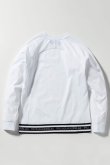 画像10: {SOLD}1piu1uguale3 RELAX ウノピゥウノウグァーレトレ リラックス ラインストーンヘムロングTシャツ{-BDA} (10)