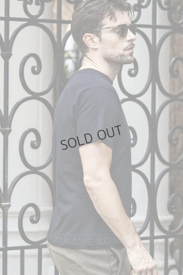 画像4: {SOLD}1piu1uguale3 RELAX ウノピゥウノウグァーレトレ リラックス ヘム刺繍ロゴ半袖Tシャツ{-BES} (4)