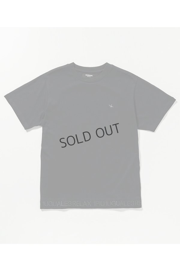 画像8: {SOLD}1piu1uguale3 RELAX ウノピゥウノウグァーレトレ リラックス ヘム刺繍ロゴ半袖Tシャツ{-BES} (8)