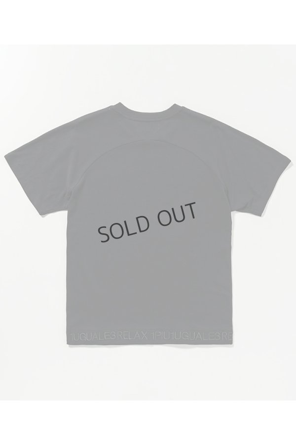 画像9: {SOLD}1piu1uguale3 RELAX ウノピゥウノウグァーレトレ リラックス ヘム刺繍ロゴ半袖Tシャツ{-BES} (9)