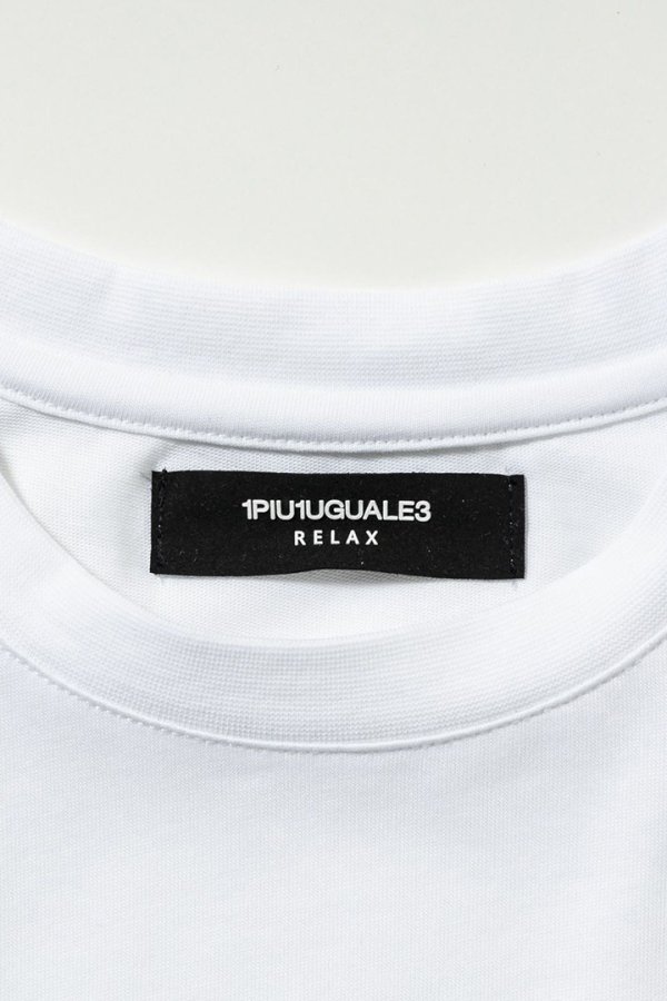 画像9: 【 30%OFF セール7,920円→5,544円】 1piu1uguale3 RELAX ウノピゥウノウグァーレトレ リラックス ヘム刺繍ロゴ半袖Tシャツ{-BES} (9)