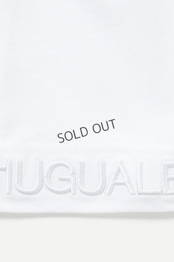 画像11: 1piu1uguale3 RELAX ウノピゥウノウグァーレトレ リラックス ヘム刺繍ロゴ半袖Tシャツ{-BES} (11)