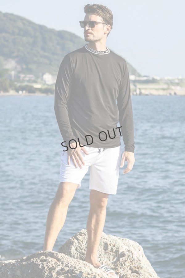 画像5: {SOLD}1piu1uguale3 RELAX ウノピゥウノウグァーレトレ リラックス ネックロゴ長袖ラッシュガード{-BES} (5)