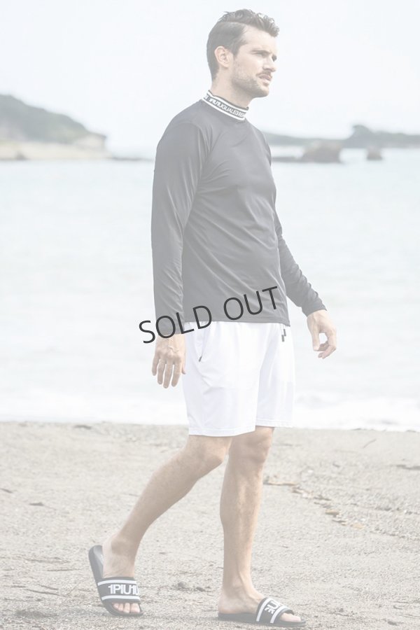 画像14: {SOLD}1piu1uguale3 RELAX ウノピゥウノウグァーレトレ リラックス ネックロゴ長袖ラッシュガード{-BES} (14)