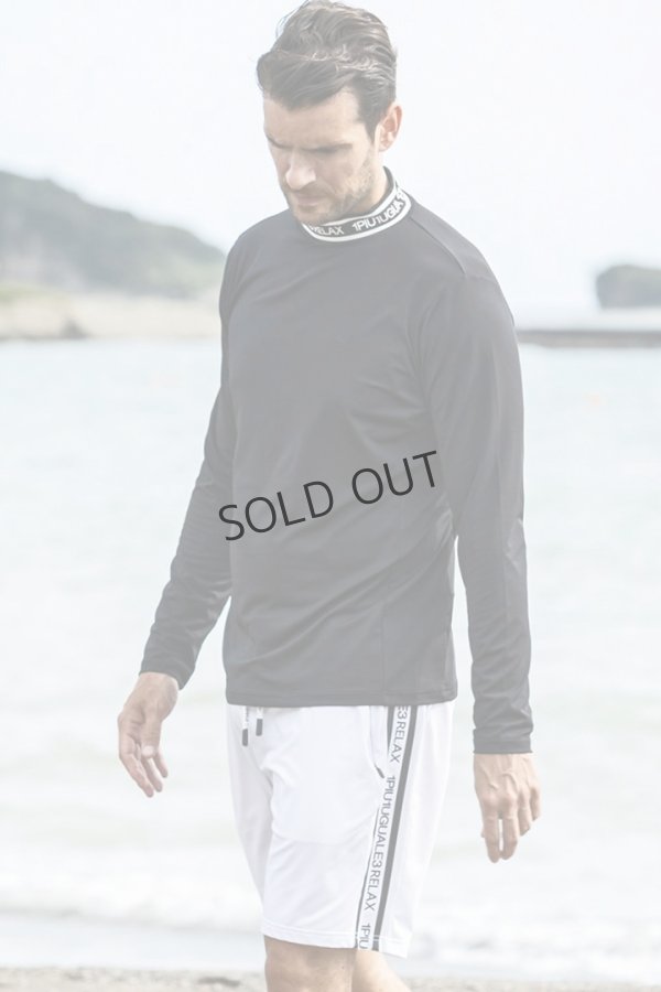 画像15: {SOLD}1piu1uguale3 RELAX ウノピゥウノウグァーレトレ リラックス ネックロゴ長袖ラッシュガード{-BES} (15)