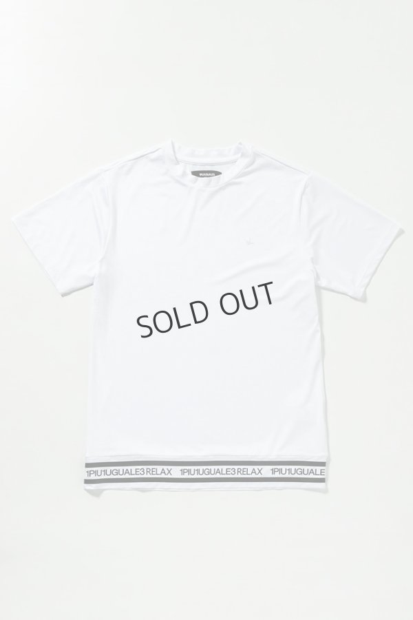 画像18: {SOLD}1piu1uguale3 RELAX ウノピゥウノウグァーレトレ リラックス ヘムロゴ半袖ラッシュガード{-BES} (18)