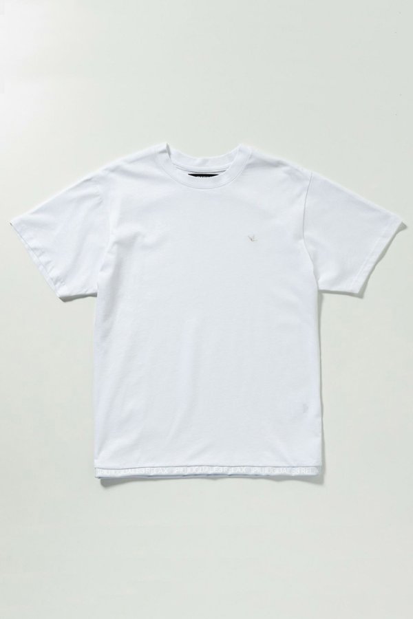 画像8: 【 20%OFF セール|7,920円→6,336円】 1piu1uguale3 RELAX ウノピゥウノウグァーレトレ リラックス ヘムロゴ半袖Tシャツ{-BES} (8)