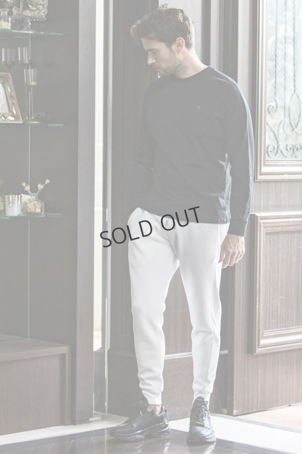 画像5: {SOLD}1piu1uguale3 RELAX ウノピゥウノウグァーレトレ リラックス ヘム刺繍ロゴロングTシャツ{-BES} (5)