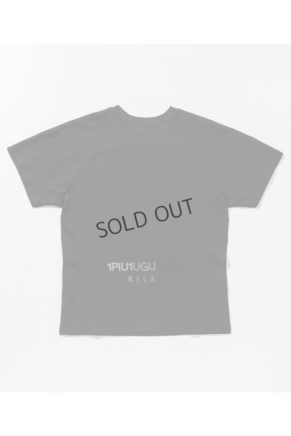 画像11: {SOLD}1piu1uguale3 RELAX ウノピゥウノウグァーレトレ リラックス ラインストーンバックサイドロゴ半袖Tシャツ{-BES} (11)