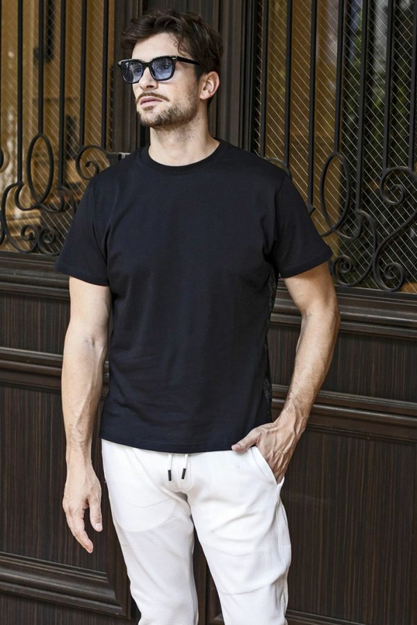 画像4: 【 30%OFF セール7,920円→5,544円】 1piu1uguale3 RELAX ウノピゥウノウグァーレトレ リラックス テープロゴ半袖Tシャツ{-BES} (4)