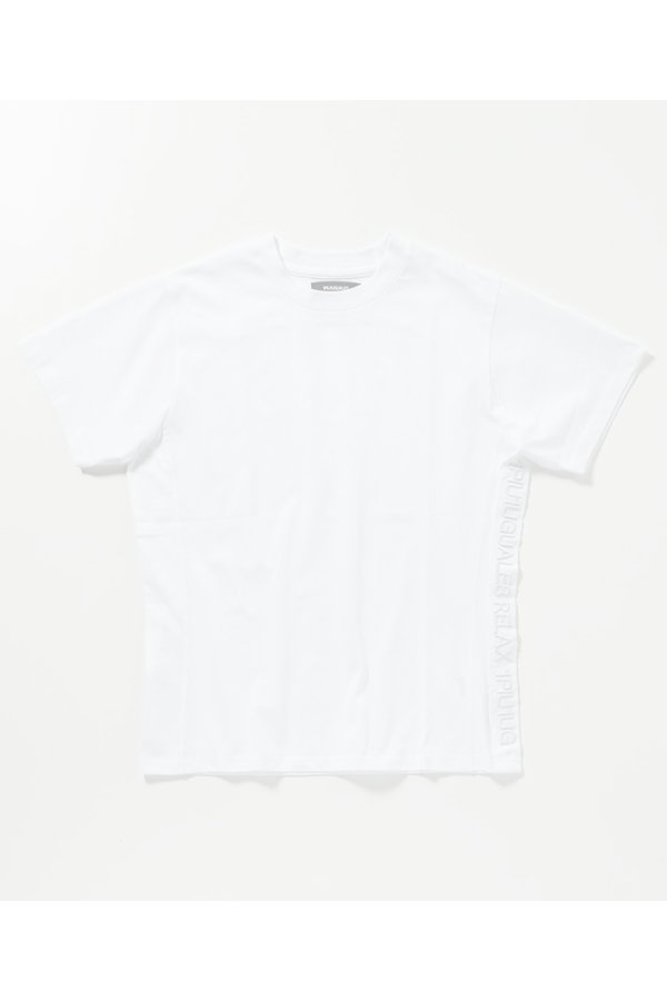 画像10: 1piu1uguale3 RELAX ウノピゥウノウグァーレトレ リラックス テープロゴ半袖Tシャツ{-BES} (10)