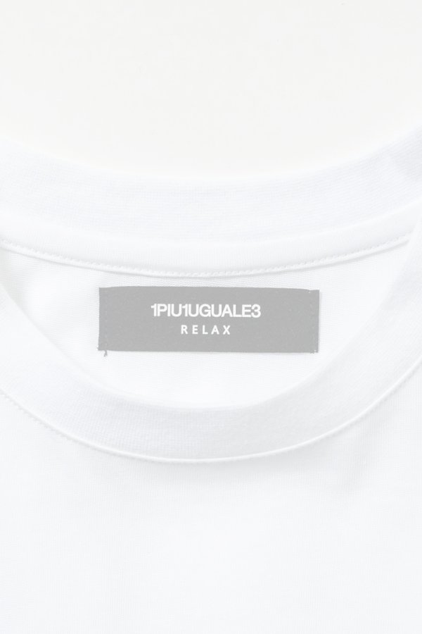 画像13: 1piu1uguale3 RELAX ウノピゥウノウグァーレトレ リラックス テープロゴ半袖Tシャツ{-BES} (13)