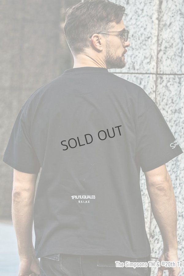 画像3: {SOLD}1piu1uguale3 RELAX ウノピゥウノウグァーレトレ リラックス /The Simpsons/バート・シンプソン/半袖Tシャツ{-BES} (3)