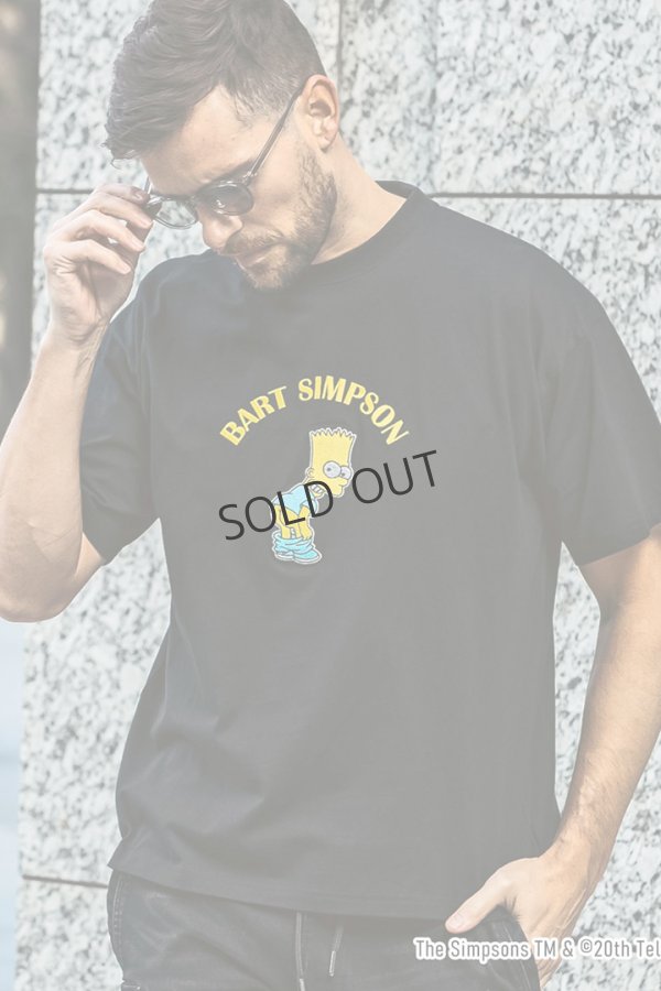 画像7: {SOLD}1piu1uguale3 RELAX ウノピゥウノウグァーレトレ リラックス /The Simpsons/バート・シンプソン/半袖Tシャツ{-BES} (7)