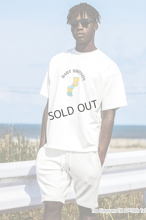 画像3: {SOLD}1piu1uguale3 RELAX ウノピゥウノウグァーレトレ リラックス /The Simpsons/バート・シンプソン/半袖Tシャツ{-BES} (3)
