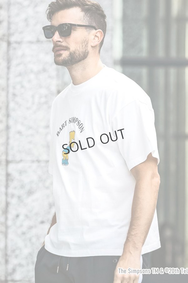 画像6: {SOLD}1piu1uguale3 RELAX ウノピゥウノウグァーレトレ リラックス /The Simpsons/バート・シンプソン/半袖Tシャツ{-BES} (6)