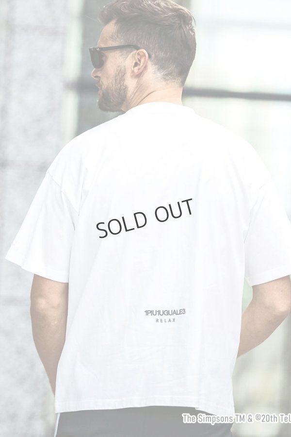 画像7: {SOLD}1piu1uguale3 RELAX ウノピゥウノウグァーレトレ リラックス /The Simpsons/バート・シンプソン/半袖Tシャツ{-BES} (7)
