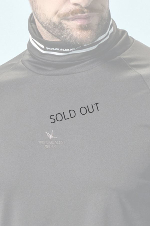 画像6: {SOLD}1piu1uguale3 RELAX ウノピゥウノウグァーレトレ リラックス 裏起毛ハイネックロゴロングTシャツ / スノーボード / スノーウェア /インナー{-BEA} (6)