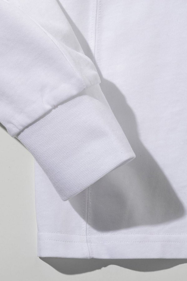 画像13: 1piu1uguale3 RELAX ウノピゥウノウグァーレトレ リラックス ラインストーンネックロゴロングTシャツ{-BEA} (13)