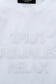 画像13: 1piu1uguale3 RELAX ウノピゥウノウグァーレトレ リラックス ツイルロゴアップリケロングTシャツ{-BFS} (13)