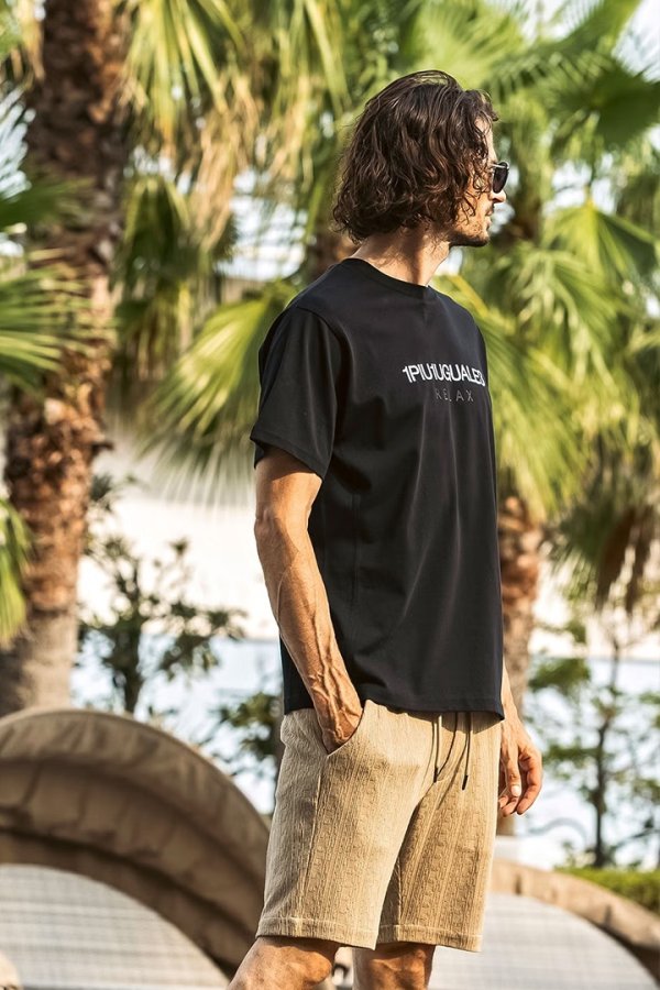 画像4: 1piu1uguale3 RELAX ウノピゥウノウグァーレトレ リラックス リバースロゴ半袖Tシャツ{-BFS} (4)