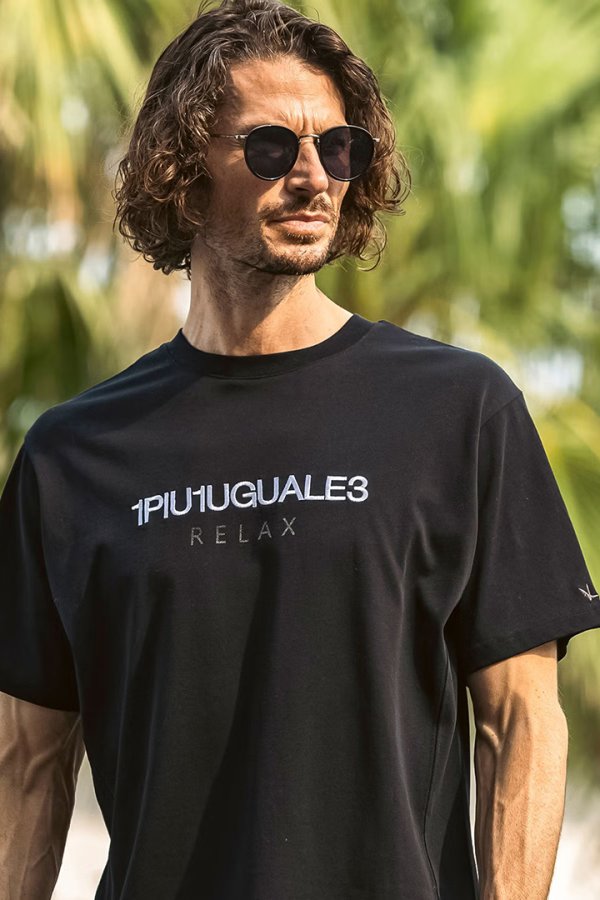 画像5: 1piu1uguale3 RELAX ウノピゥウノウグァーレトレ リラックス リバースロゴ半袖Tシャツ{-BFS} (5)