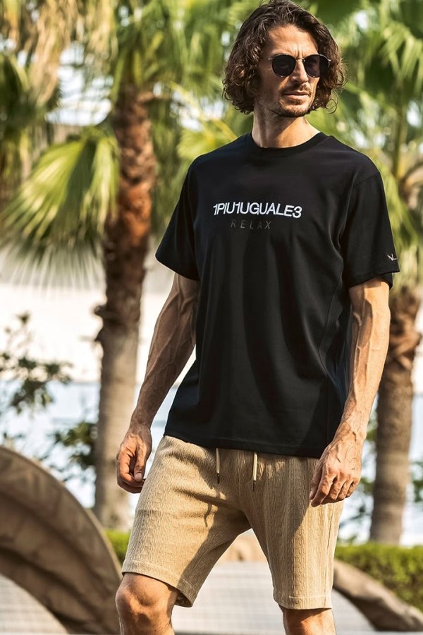 画像7: 1piu1uguale3 RELAX ウノピゥウノウグァーレトレ リラックス リバースロゴ半袖Tシャツ{-BFS} (7)