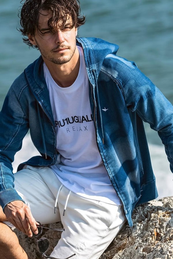 画像5: 1piu1uguale3 RELAX ウノピゥウノウグァーレトレ リラックス リバースロゴ半袖Tシャツ{-BFS} (5)