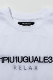 画像9: 1piu1uguale3 RELAX ウノピゥウノウグァーレトレ リラックス リバースロゴ半袖Tシャツ{-BFS} (9)