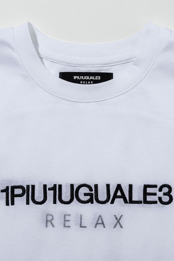 画像9: 1piu1uguale3 RELAX ウノピゥウノウグァーレトレ リラックス リバースロゴ半袖Tシャツ{-BFS} (9)