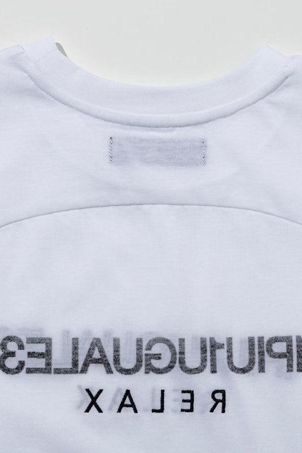 画像10: 1piu1uguale3 RELAX ウノピゥウノウグァーレトレ リラックス リバースロゴ半袖Tシャツ{-BFS} (10)