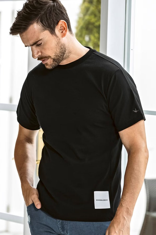 画像1: 1piu1uguale3 RELAX ウノピゥウノウグァーレトレ リラックス ネームパッチ半袖Tシャツ{-BFS} (1)