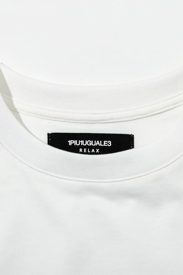 画像14: 1piu1uguale3 RELAX ウノピゥウノウグァーレトレ リラックス ネームパッチ半袖Tシャツ{-BFS} (14)