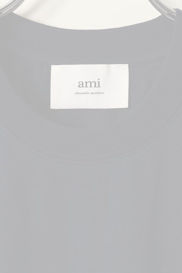 画像2:   AMI PARIS アミ パリス Tシャツ {-BCS}  :UST001724-NVY  (2)