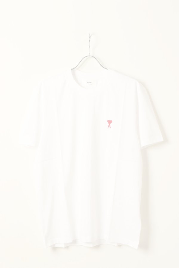 画像1:  {SOLD} AMI PARIS アミ パリス Tシャツ {-BCS}  :UST001724-WHT  (1)