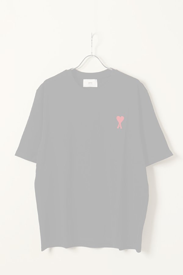 画像1:   AMI PARIS アミ パリス Tシャツ {-BCS}  :UST004726-BLK-L  (1)