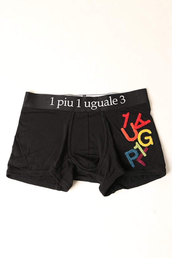 画像1: 【 30%OFF セール3,960円→2,772円】 1piu1uguale3 RELAX ウノピゥウノウグァーレトレ リラックス SAGARA LOGO BOXER{-BAA} (1)