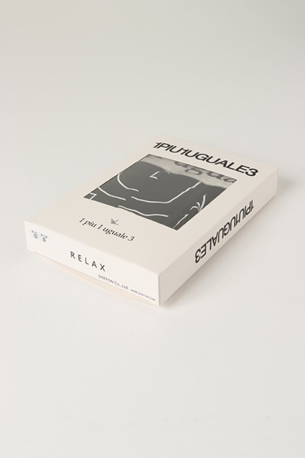 画像5: 【 30%OFF セール3,960円→2,772円】 1piu1uguale3 RELAX ウノピゥウノウグァーレトレ リラックス EDGE LOGO BOXER PANTS{-BBS} (5)