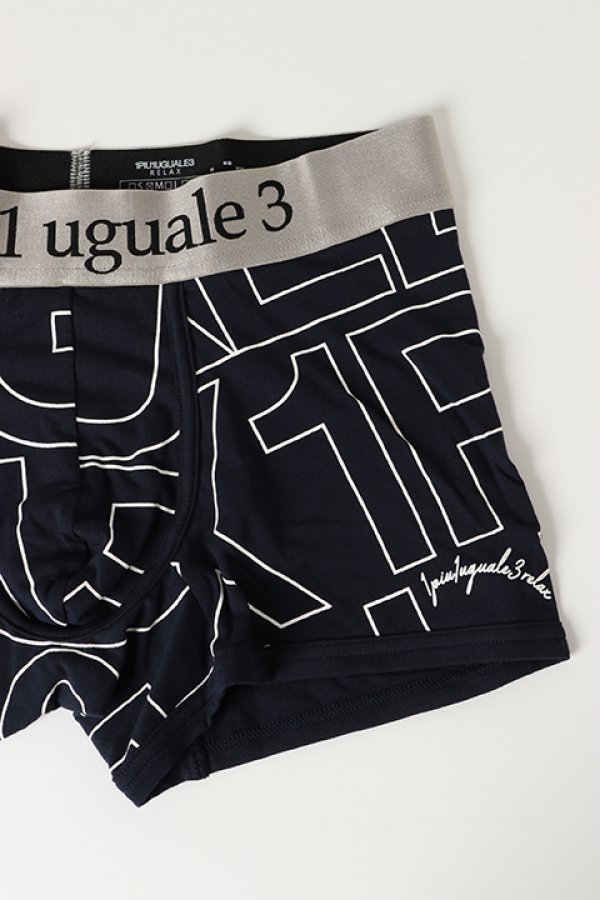 画像2: 【 30%OFF セール3,960円→2,772円】 1piu1uguale3 RELAX ウノピゥウノウグァーレトレ リラックス EDGE LOGO BOXER PANTS{-BBS} (2)