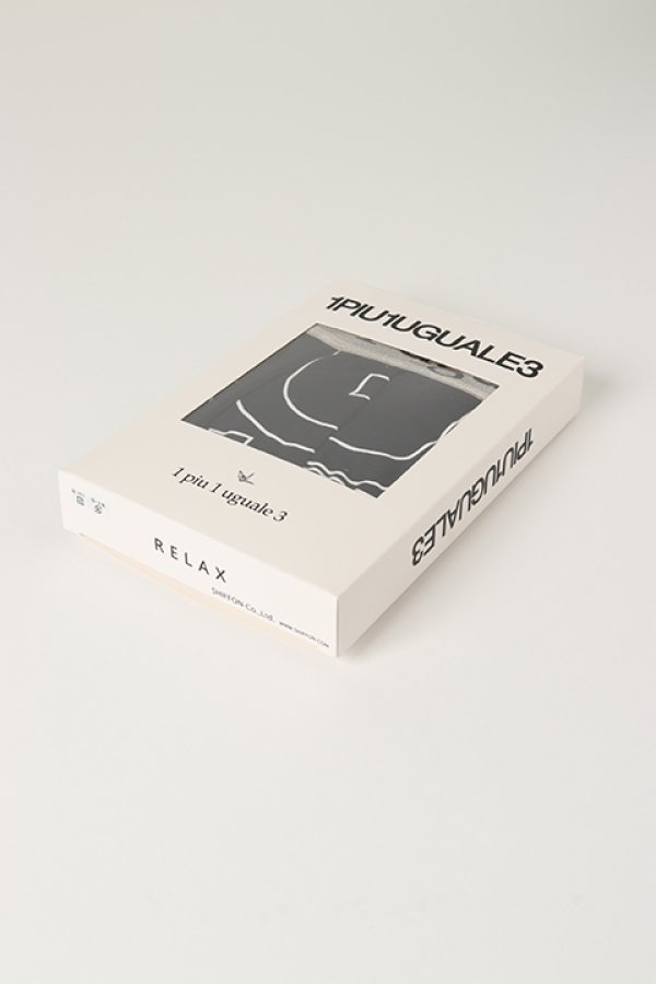 画像5: 【 30%OFF セール3,960円→2,772円】 1piu1uguale3 RELAX ウノピゥウノウグァーレトレ リラックス EDGE LOGO BOXER PANTS{-BBS} (5)