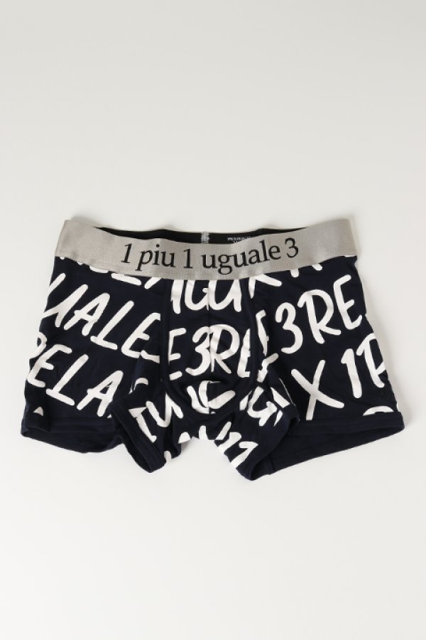 画像1: 1piu1uguale3 RELAX ウノピゥウノウグァーレトレ リラックス GRAFFITI LOGO BOXER PANTS{-BBS} (1)