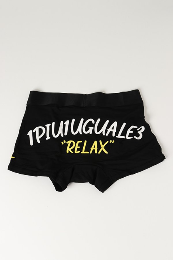 画像3: 【 30%OFF セール3,960円→2,772円】 1piu1uguale3 RELAX ウノピゥウノウグァーレトレ リラックス BACK PRINT LOGO BOXER PANTS{-BBS} (3)