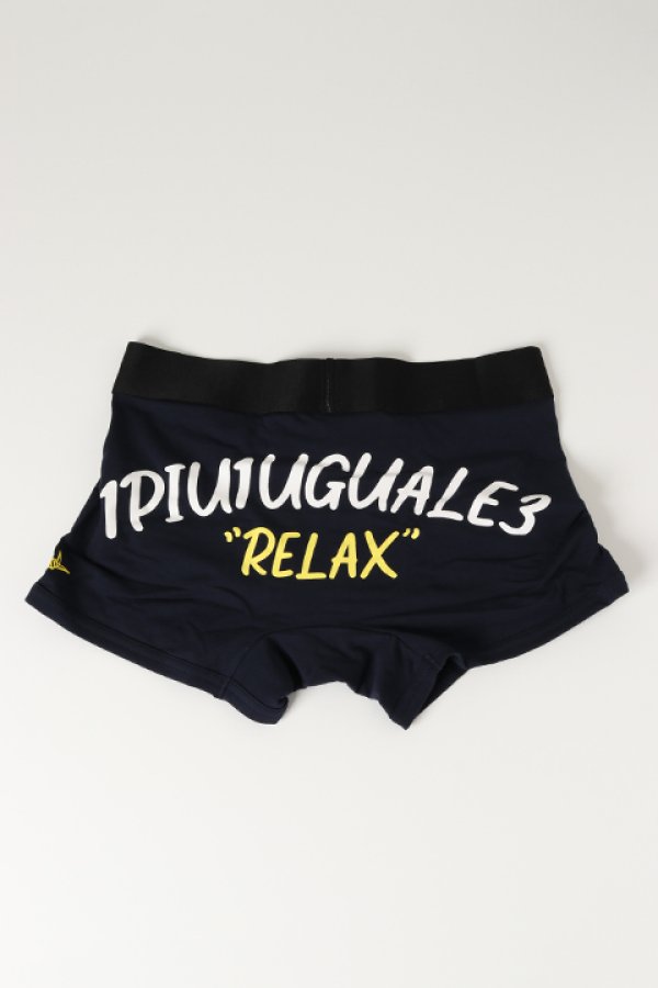 画像3: 【 30%OFF セール3,960円→2,772円】 1piu1uguale3 RELAX ウノピゥウノウグァーレトレ リラックス BACK PRINT LOGO BOXER PANTS{-BBS} (3)