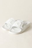 画像1: 【 10%OFF セール3,300円→2,970円】 1piu1uguale3 RELAX ウノピゥウノウグァーレトレ リラックス MONOTONE SAGARA LOGO SHOWER SANDAL{-BAS} (1)