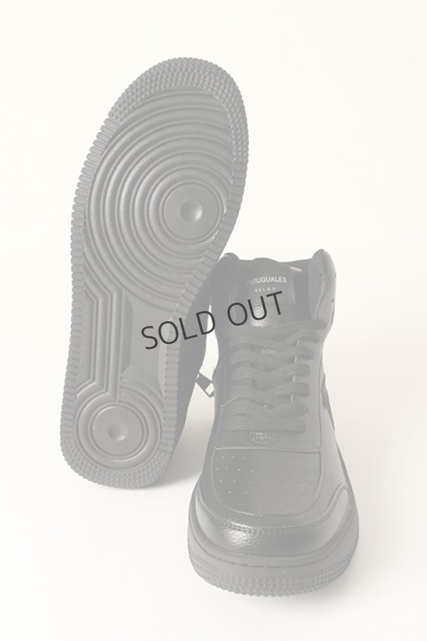 画像10: {SOLD}1piu1uguale3 RELAX ウノピゥウノウグァーレトレ リラックス ミドルカットロゴスニーカー{-BCA} (10)