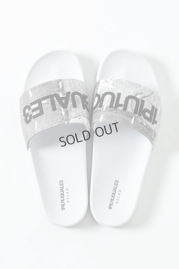 画像2: {SOLD}1piu1uguale3 RELAX ウノピゥウノウグァーレトレ リラックス デニムプリントシャワーサンダル{-BDS} (2)