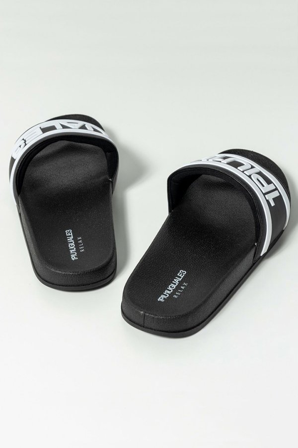 画像2: 1piu1uguale3 RELAX ウノピゥウノウグァーレトレ リラックス ラインロゴシャワーサンダル{-BES} (2)