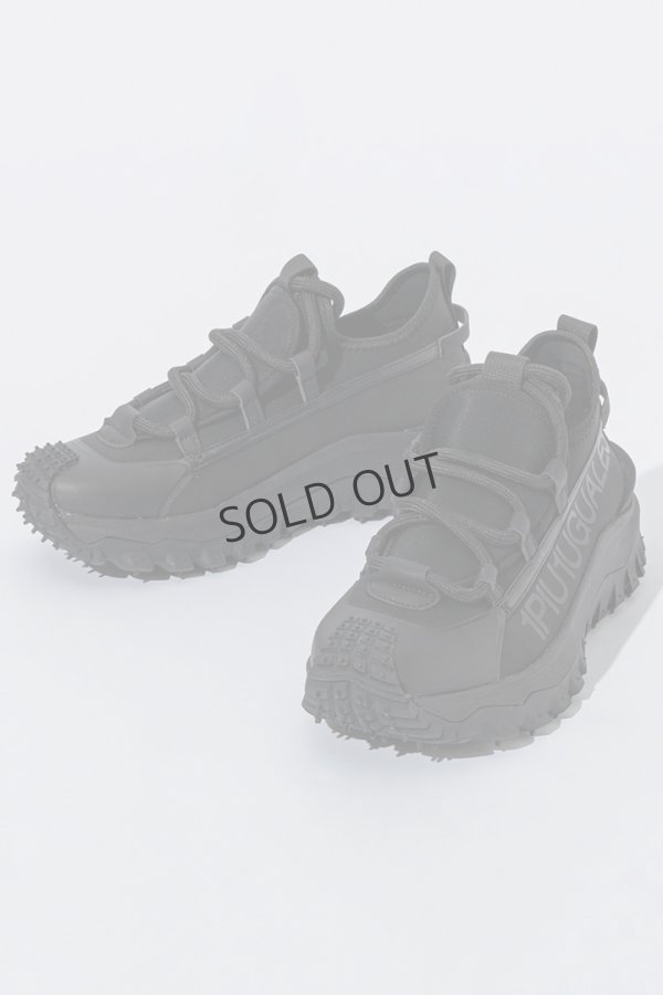 画像1: {SOLD}1piu1uguale3 RELAX ウノピゥウノウグァーレトレ リラックス ボリュームソールサイドロゴスニーカー{-BEA} (1)