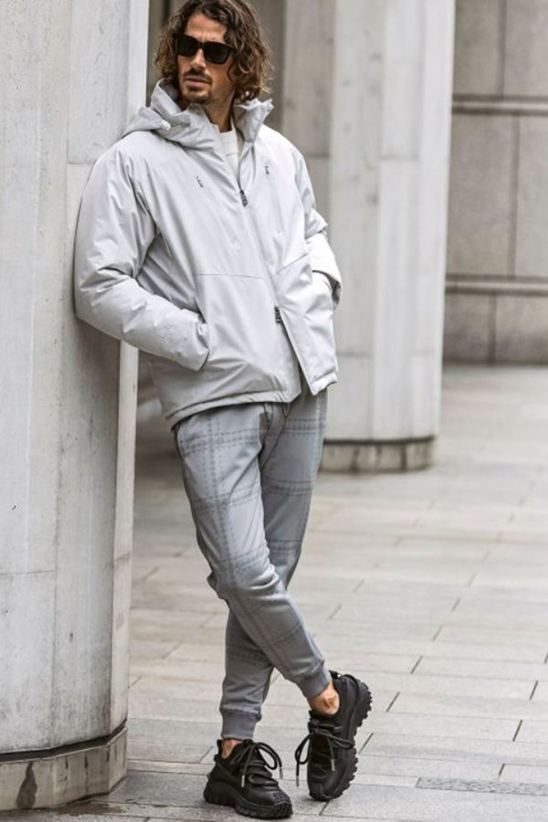 画像6: 1piu1uguale3 RELAX ウノピゥウノウグァーレトレ リラックス ボリュームソールサイドロゴスニーカー{-BEA} (6)